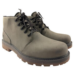 Timberland Briton Road Mid Waterproof Chukka Boot Nubuck Green Size 11 US